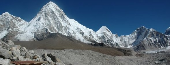 Mt. Pumari view from Gorak Shep